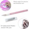 Rotary Cutter Set - 45mm Fabric Cutter, 5 Replacement Rotary Blades, A3 Cutting Mat, Quilting Ruler and Sewing Clips, Craft Knife Set, Ideal for Crafting, Sewing, Patchworking, Pink
